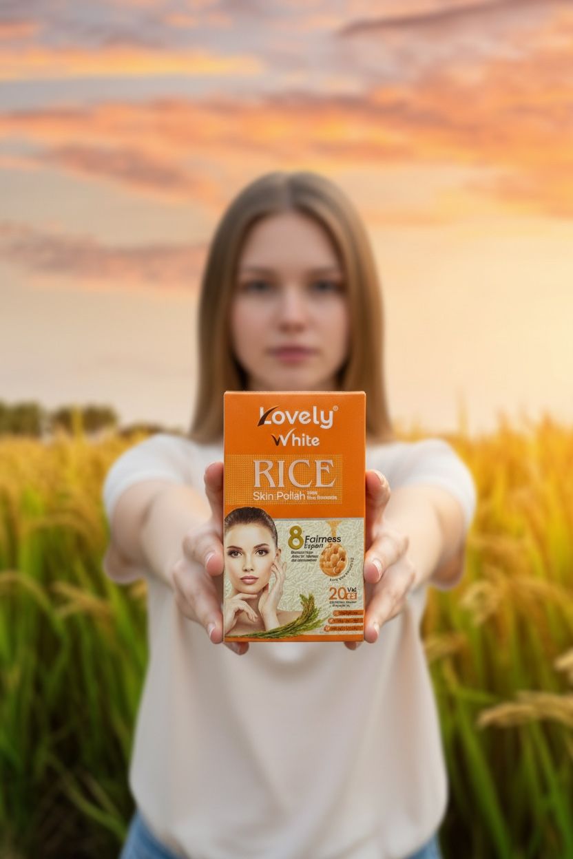 Lovely White Rice 3 In 1 Skin Polish Kit