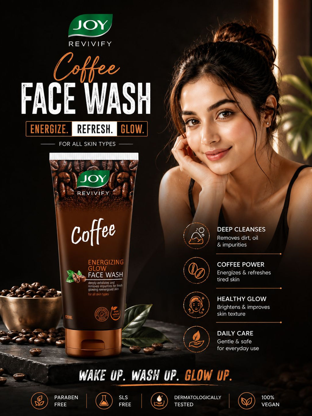Joy Revivify Coffee Face Wash